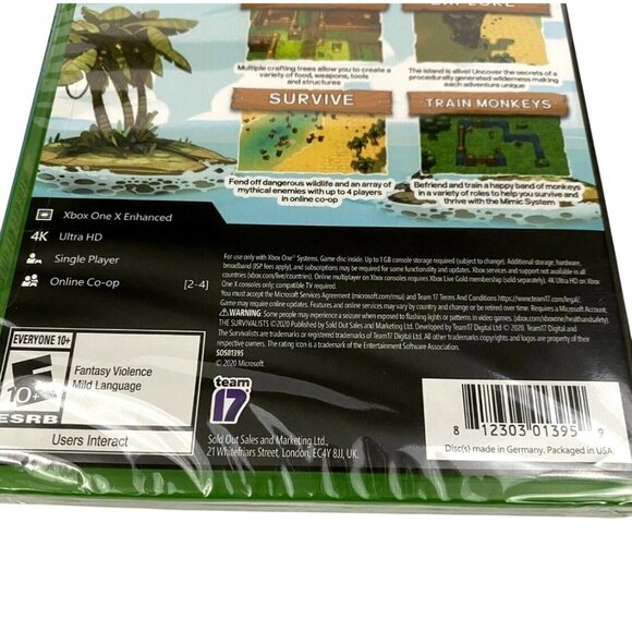 The Survivalists for Xbox One Video Game Crafting Food Tools Structures NEW - Picture 7 of 7